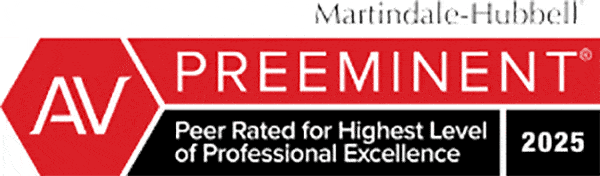 Rated AV Preeminent by Martindale-Hubbell (2025)